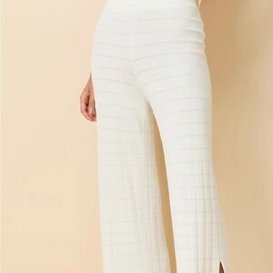 Solid and Striped Logan Pant Optic White